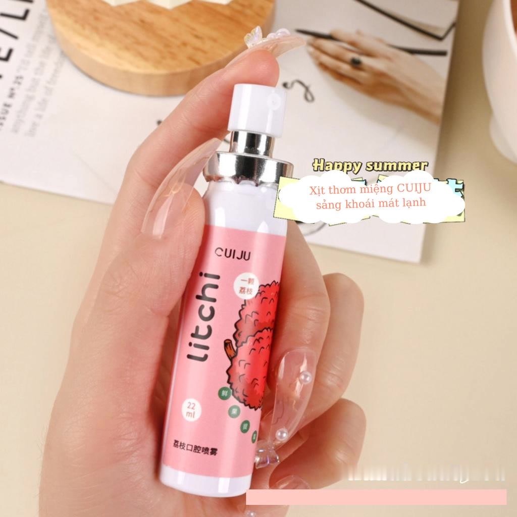 Xịt Thơm Miệng Hoa Quả Thơm miệng sạch sẽ thơm tho
