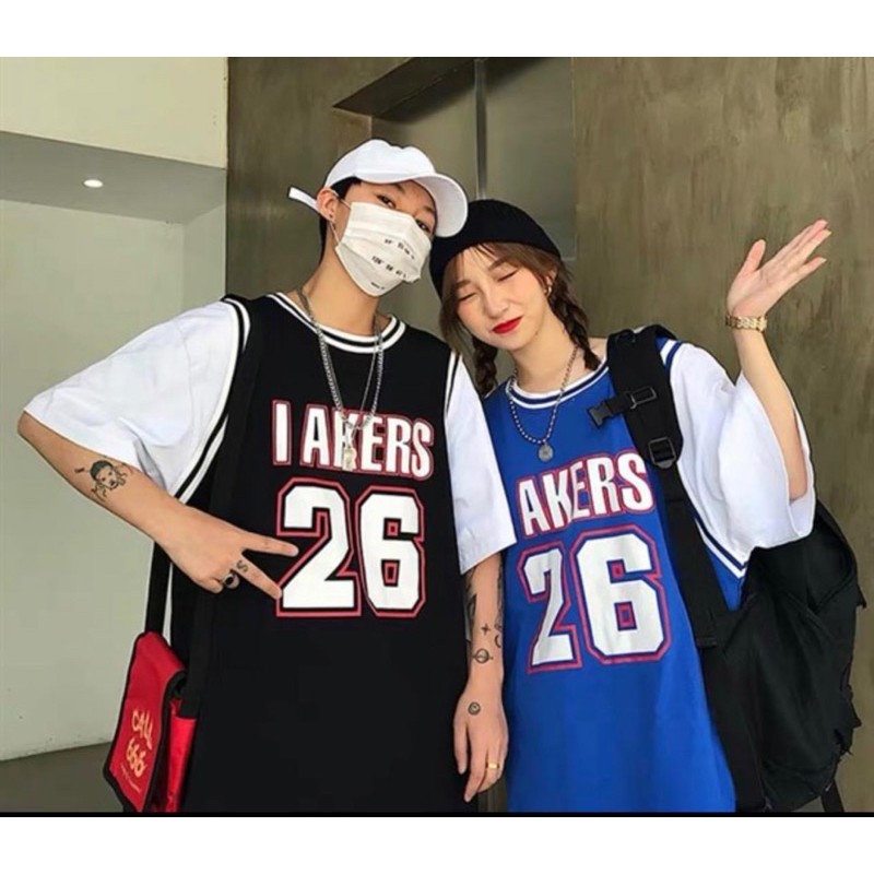 [Rẻ Vô Địch] Áo thun cotton tay lỡ Unisex -- Áo phối tay viền Bo số 26 bóng chày | BigBuy360 - bigbuy360.vn