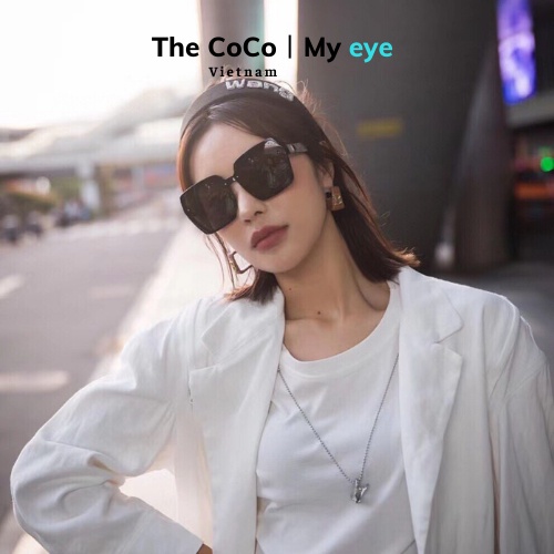 Kính râm phân cực xu hướng thời trang đa năng phong cách dành cho nam, nữ [Tặng box + chai xịt kính mắt]