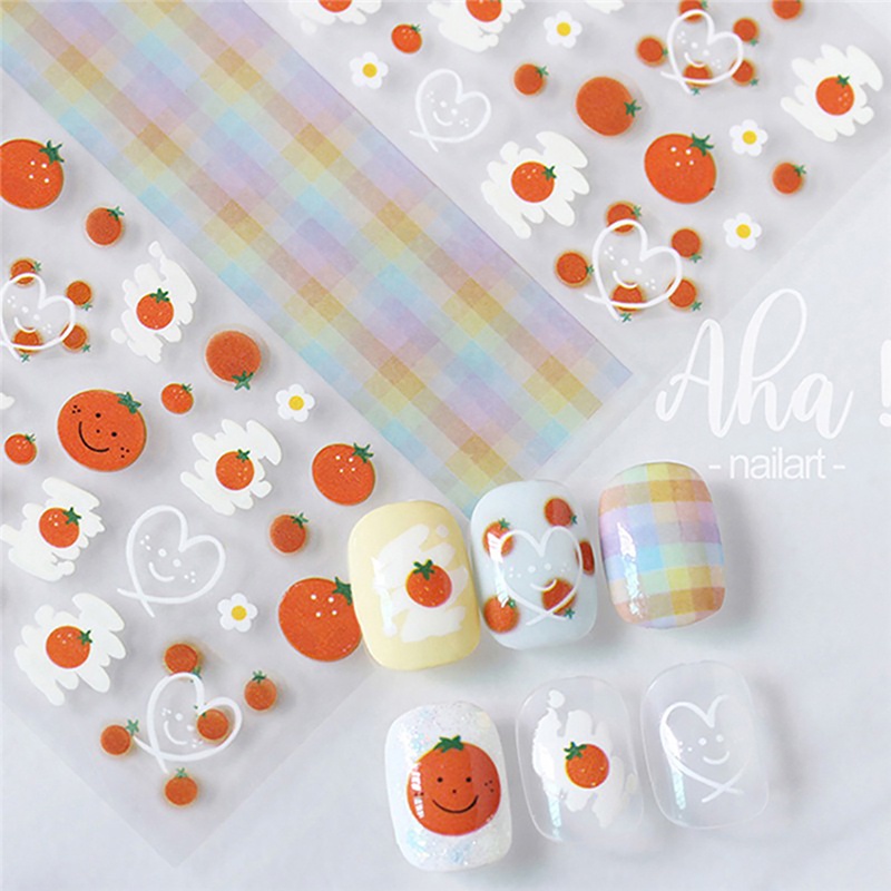 Miếng Dán Trang Trí Móng Tay Hình Khủng Long Hoạt Hình Graffiti Đơn Giản timetunnel