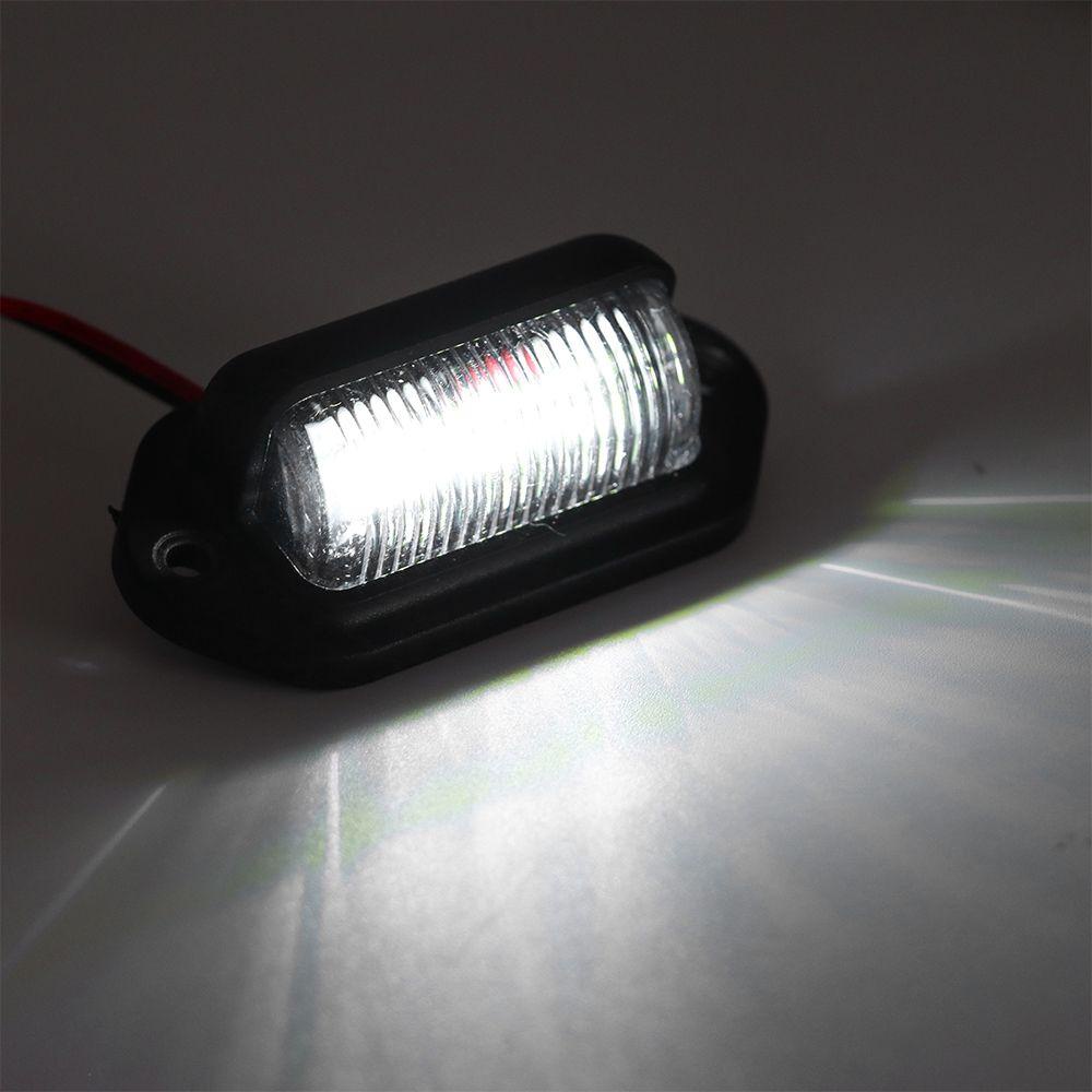 JONYE Bộ 2 Đèn LED 6 Bóng Chiếu Biển Số Xe Hơi / Xe Tải Chuyên Dùng