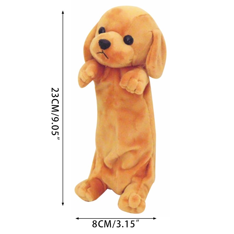 Túi Đựng Bút Bằng Lông Nhung Mềm Hình Cún Dễ Thương Có 5 Kiểu Mới Lạ