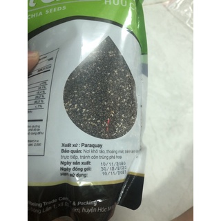 100gr hạt Chia Đen Hữu Cơ