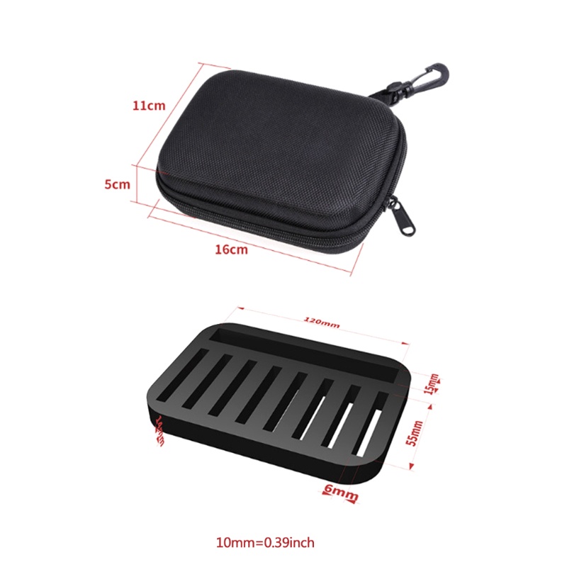 QQ Set 16 Mồi Câu Cá Giả Kèm Túi Đựng Tiện Dụng