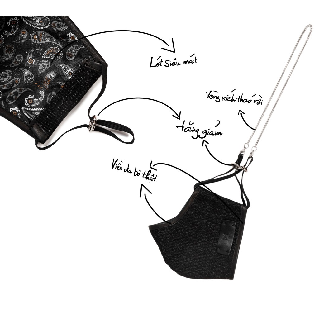 TheWolf Face Mask Chain - Khẩu Trang | BigBuy360 - bigbuy360.vn