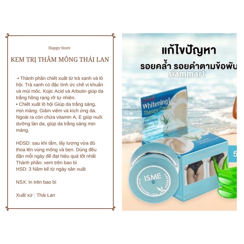 KEM ĐẶC TRI* THÂM BIKINI THÁI LAN