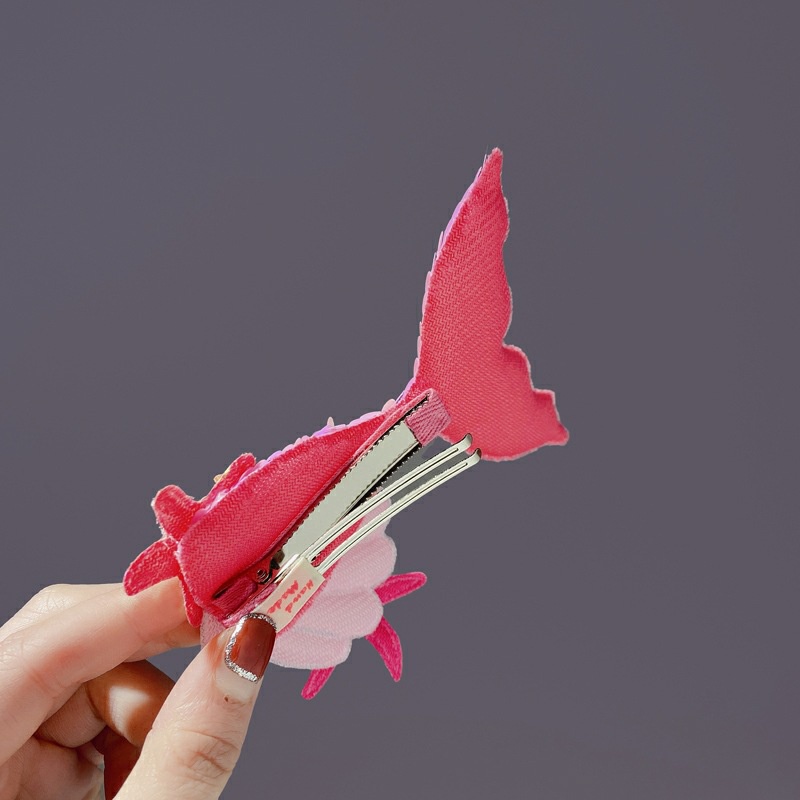 Kẹp Tóc Hình Vỏ Sò / Sao Biển Đính Sequin Lấp Lánh Dễ Thương Cho Bé Gái