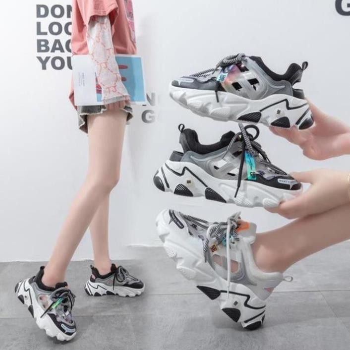 Giày Thể Thao Giày Sneaker Nữ Hàng Công Ty Chính Hãng  Cá Tính Mang Thoải Mái Hàng Chuẩn Size Phối Màu Kem Nhẹ Nhàng