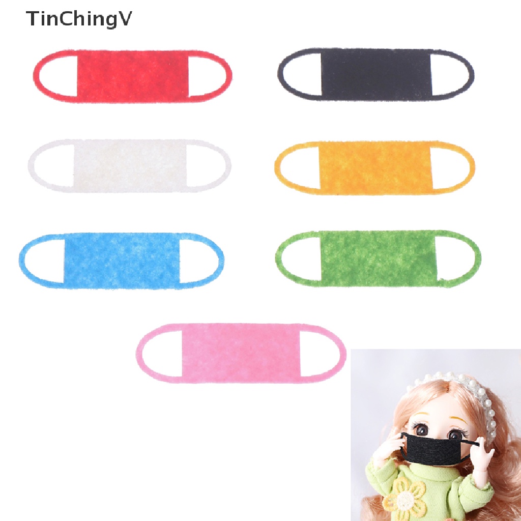 Set 7 Khẩu Trang Tỉ Lệ 1: 12 Dùng Trang Trí Nhà Búp Bê