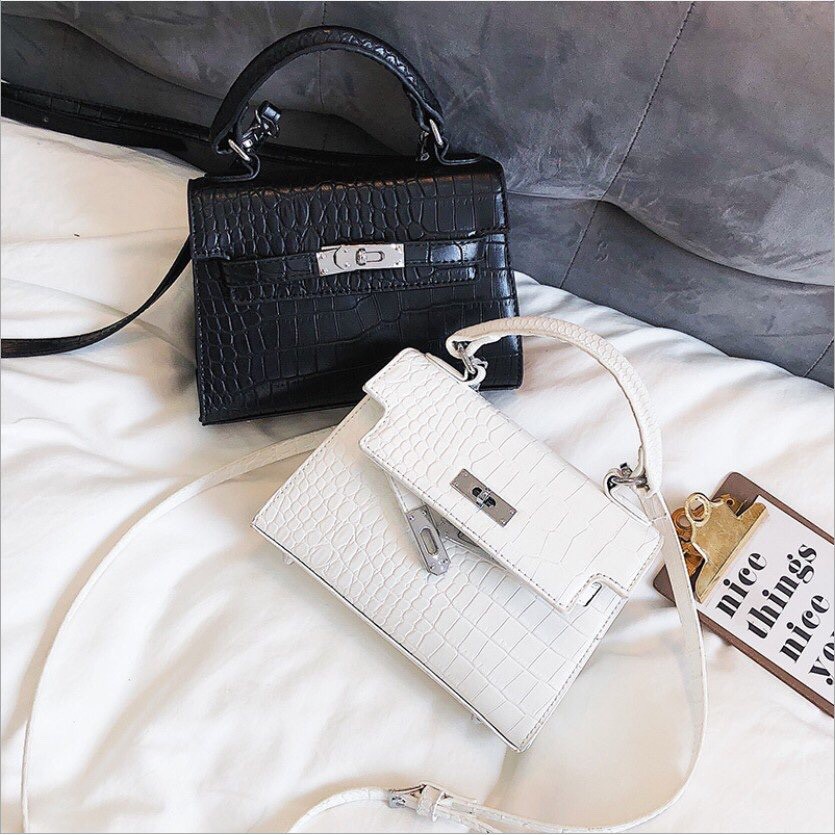 [Mã FAMAYWA2 giảm 10k đơn từ 50k] [Hottrend 2019] Túi HM Da Rắn Sz 20