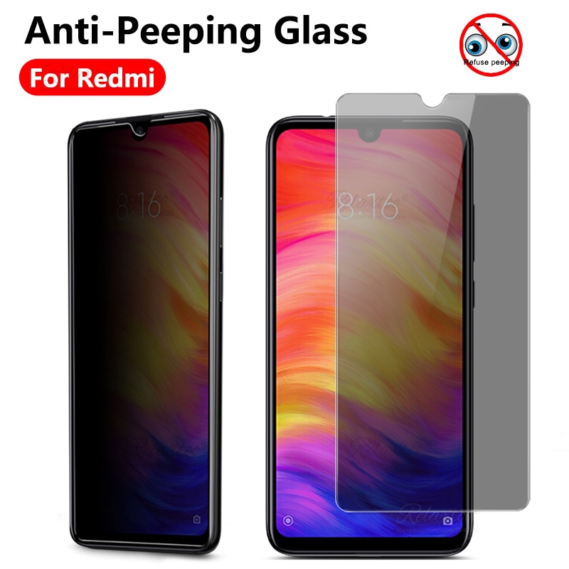 Kính Cường Lực Chống Nhìn Trộm Bảo Vệ Cho Xiaomi Redmi Note 8 Pro