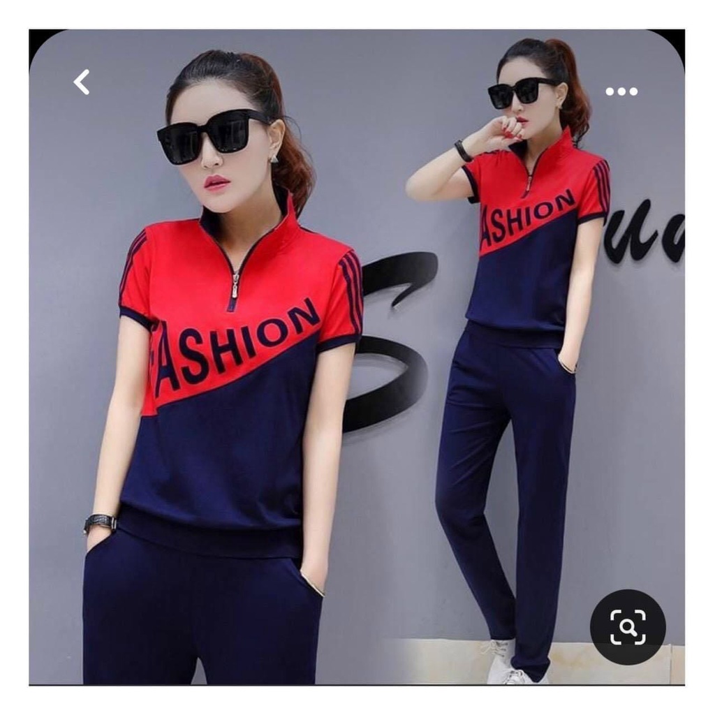 Set Bộ Cotton Cổ Cao Cực Xinh - Hàng Y Hình