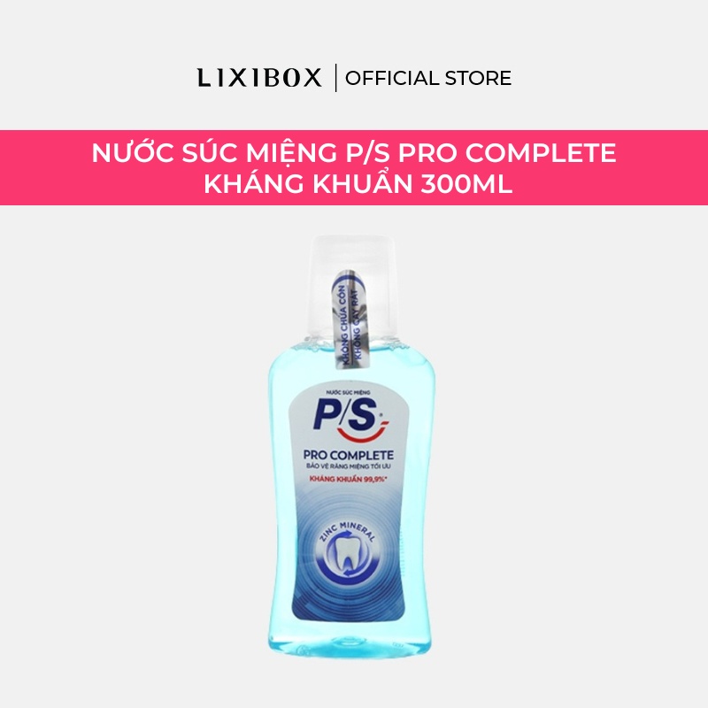[HB Gift] Nước Súc Miệng P/S Pro Complete Kháng Khuẩn 300ml