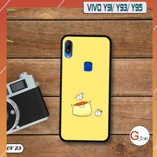 Ốp Vivo Y91- Y93- Y95 lưng nhám - ngộ nghĩnh