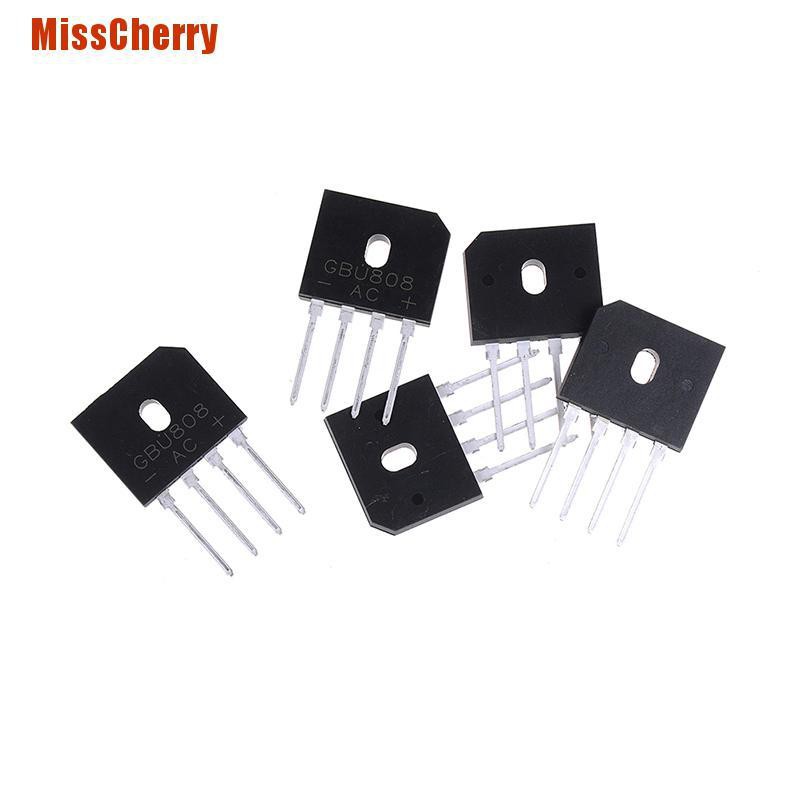 Bộ 5 Chip Tiết Kiệm Ic Gbu808 800v Chất Lượng Cao