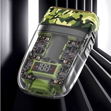 Máy Cạo Râu Kemei KM-TX7 Chống Thấm Nước Sạc USB Kèm 1 Dao Cạo Râu Cho Nam