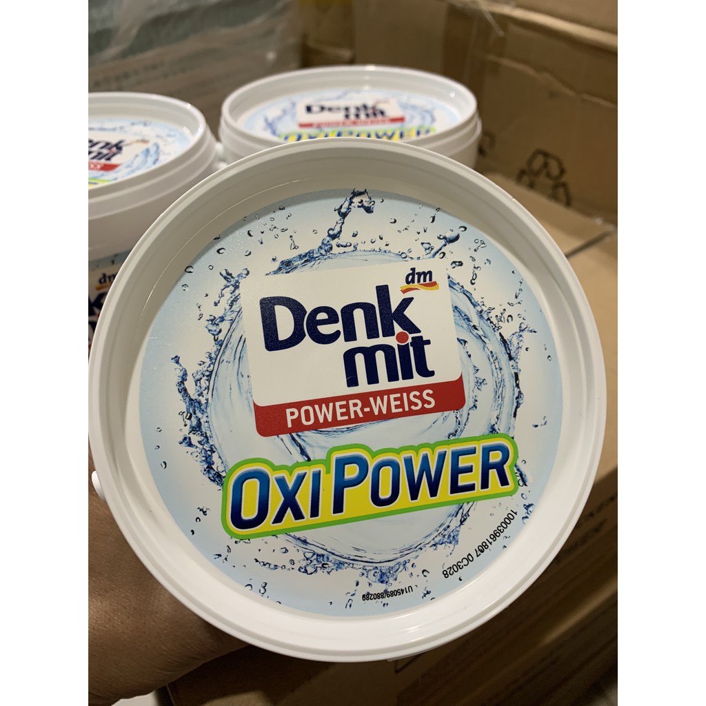 Bột tẩy vết bẩn dành cho quần áo màu Denkmit Oxi Power Multi Flecken Entferner 750g (Đức)