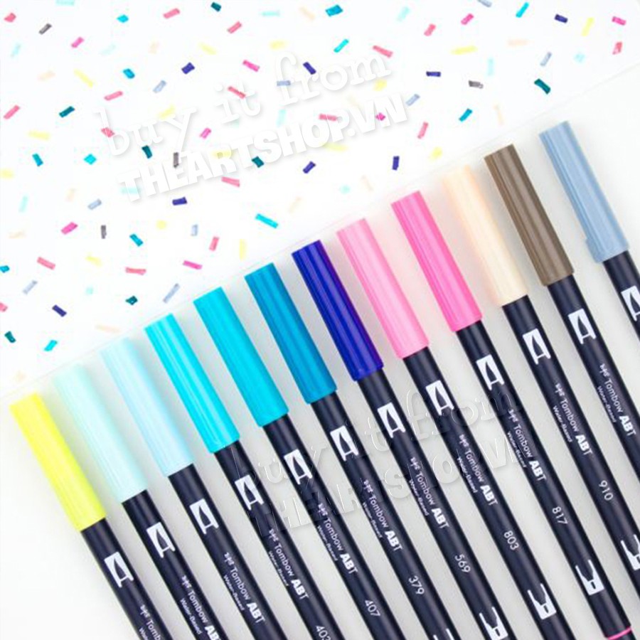 Bút cọ TOMBOW ABT dual brush pens - 12 tone màu mới 2020 THEARTSHOP