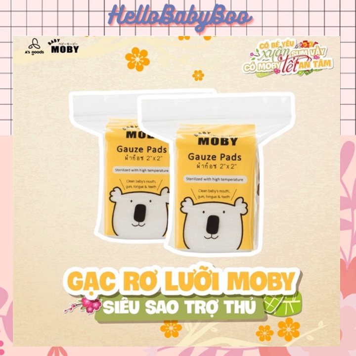 Gạc Rơ Lưỡi Cho Bé | BABY MOBY Chính Hãng Thái Lan