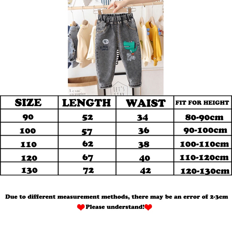 Quần Jean Dài Dáng Rộng In Hoạt Hình Kiểu Hàn Quốc Thời Trang Mùa Hè Cho Bé Trai 2022