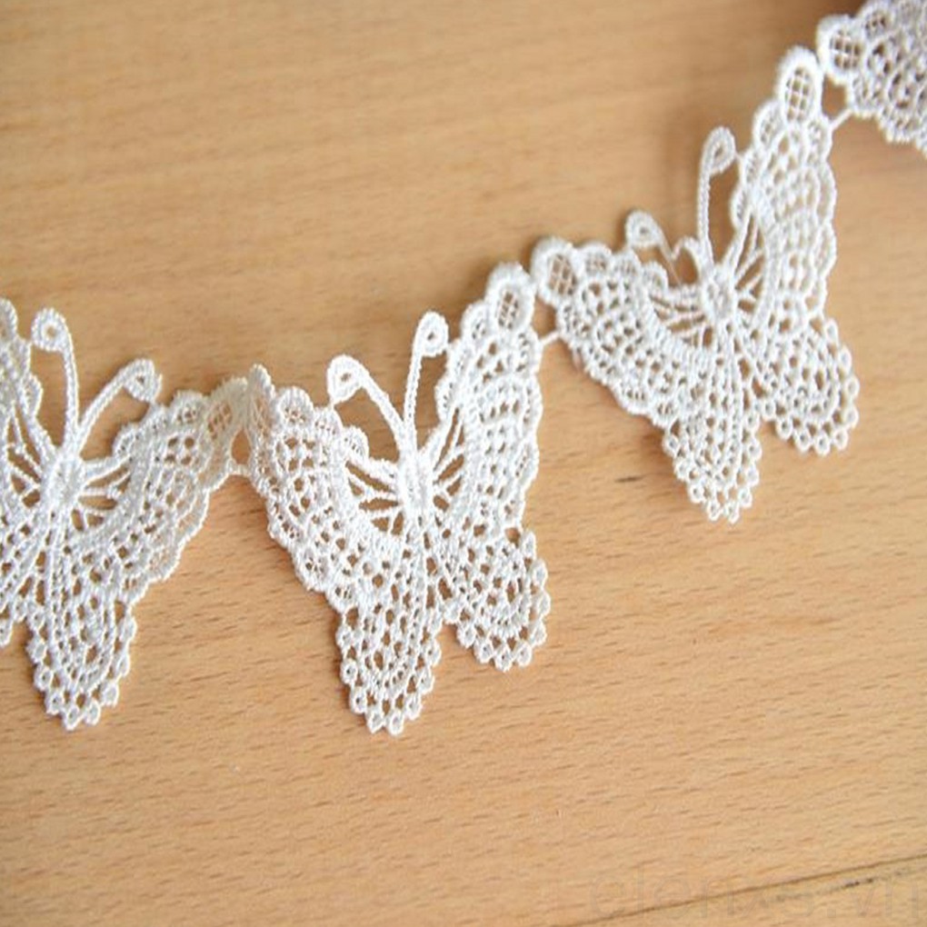 Sticker thêu nổi hình bươm bướm dùng cho trang trí quần áo DIY