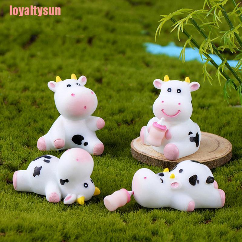Mô Hình Bình Sữa Bò Mini Trang Trí Nhà Cửa