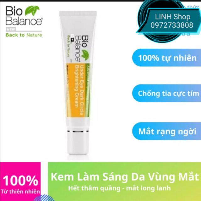 Kem dưỡng thâm quầng mắt Bio Blance