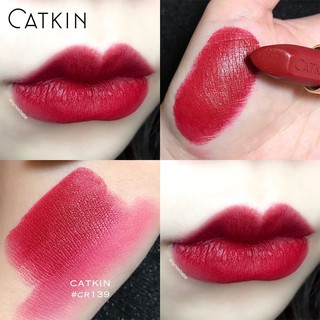 Son trang điểm kiêm dưỡng ẩm CATKIN phiên bản phượng hoàng, đỏ đậm bóng mờ CR139, nguyên seal, chính hãng