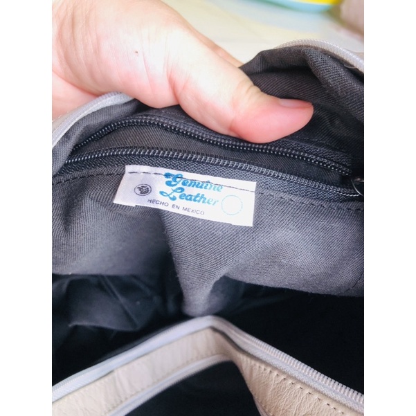 Túi si da bò ghép đeo chéo của Mexico