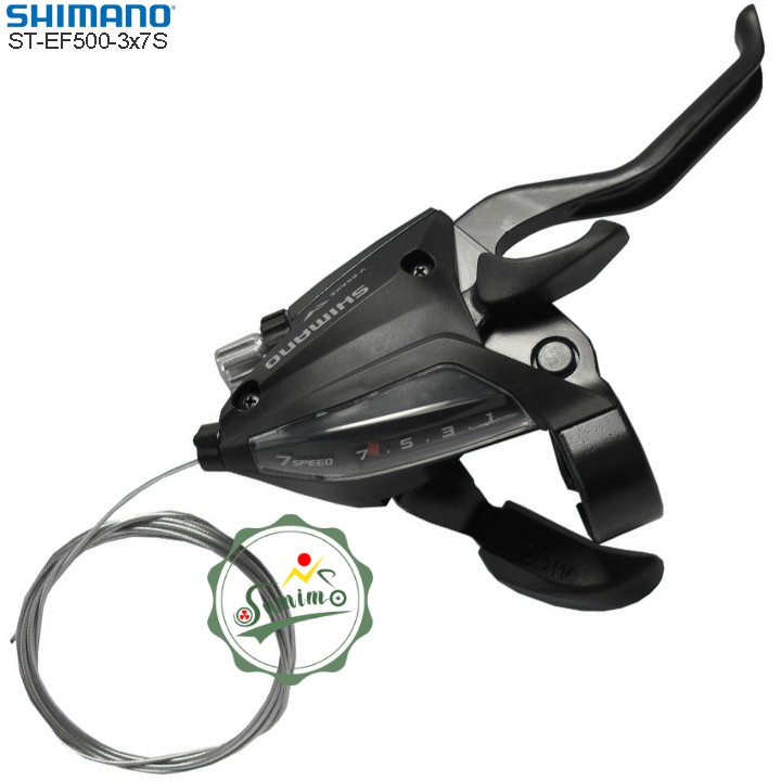 Tay đề xe đạp - Tay đề Shimano ST-EF500-3x7 Speed - Chính hãng