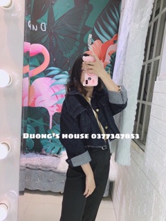 Áo khoác JEANS + Quần váy JEANS nữ