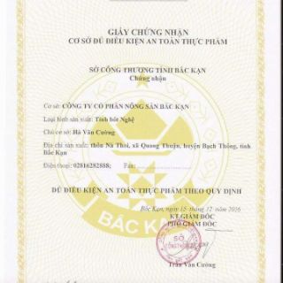 TINH BỘT NGHỆ BẮC CẠN 500G