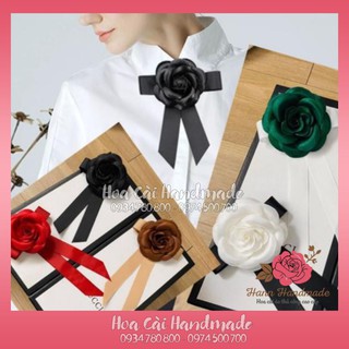 Hoa cài ❣️𝑭𝒓𝒆𝒆𝒔𝒉𝒊𝒑❣️  Hoa nơ cài áo - Nơ cài áo  - Hoa Cài Áo Handmace - Phụ Kiện cài áo - Hoa cài Hann Handmade