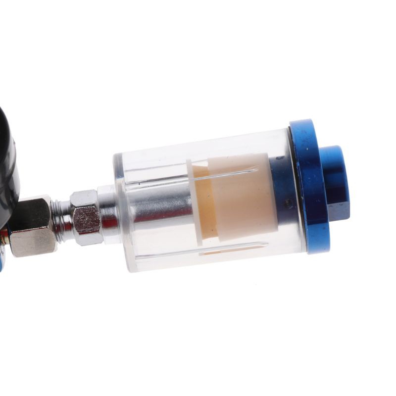 SUN Air Pressure Regulator Gauge Spray Gun In-Line Water Oil Trap Filter Separator Kit Tools