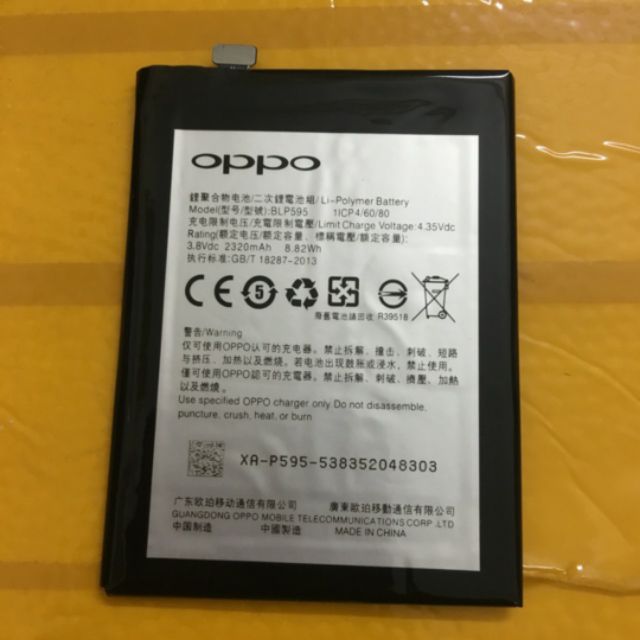 Pin zin Oppo R7 / R7 lite (BLP595) - 2320 mAh Zin bảo hành 6 tháng