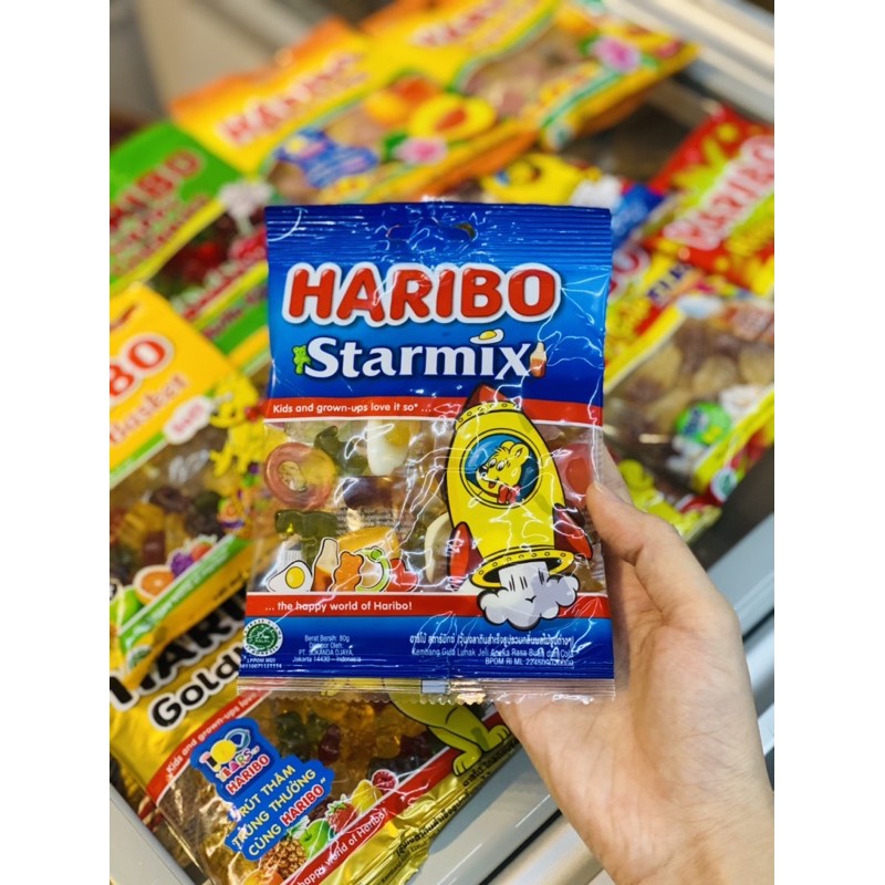 (8 LOẠI) KẸO DẺO HARIBO GÓI 80GR