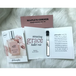 nước hoa philosophy amazing grace BALLET ROSE 1.5ml