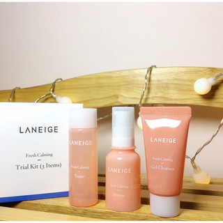 Set dưỡng da Laneige Fresh Calming Trial Kit