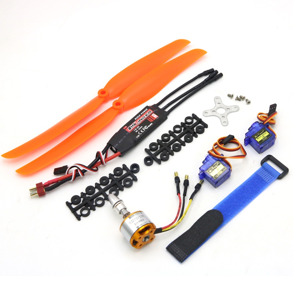Động Cơ Không Chổi Than A2212 2212 2200KV 1400KV 1000KV 30A 40A / 40A BLheli ESC SG90 9G Micro Servo 6035 Cho Máy Bay Trực Thăng Điều Khiển Từ Xa