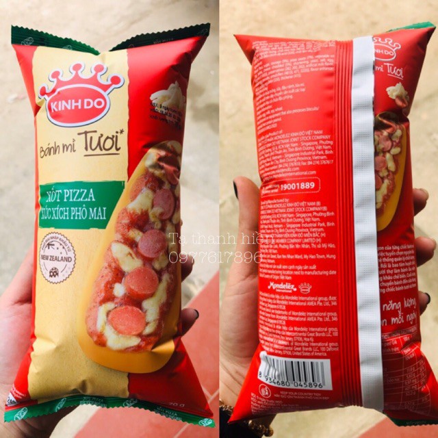 Bánh Mì Tươi Xốt Pizza Xúc Xích Phô Mai 70Gr