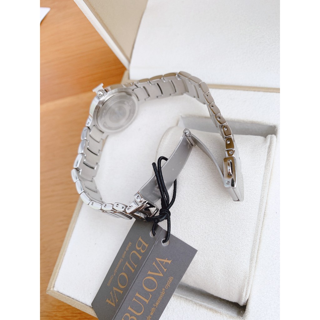Đồng hồ nữ chính hãng Bulova 96L280 - máy quartz pin - Mặt kính khoáng