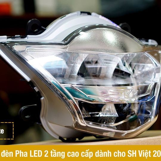 Cụm đèn pha Led 2 tầng cho SH 2012 -2016 125/150i (Chính hãng Zhipat)