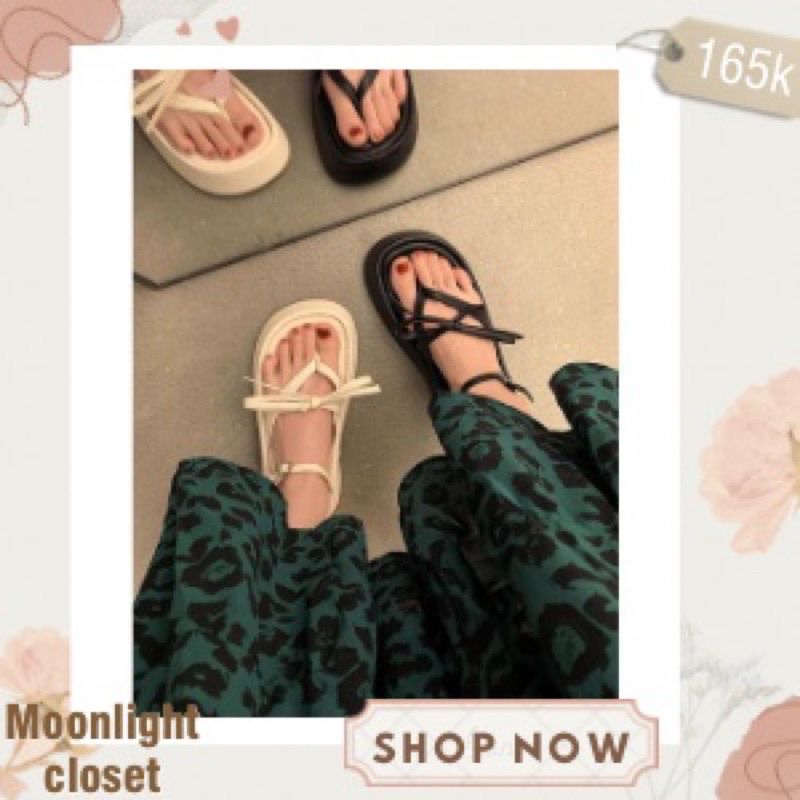 Dép sandal quai hậu xỏ ngón đế bánh mì