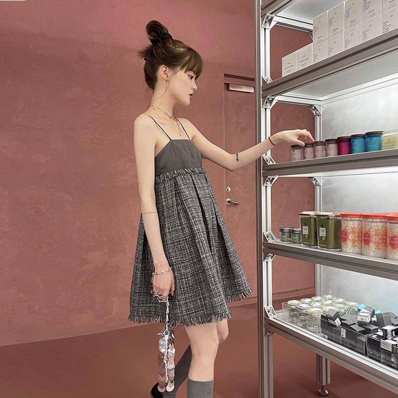 Đầm IELGY không tay phong cách Pháp cổ điển cho nữ