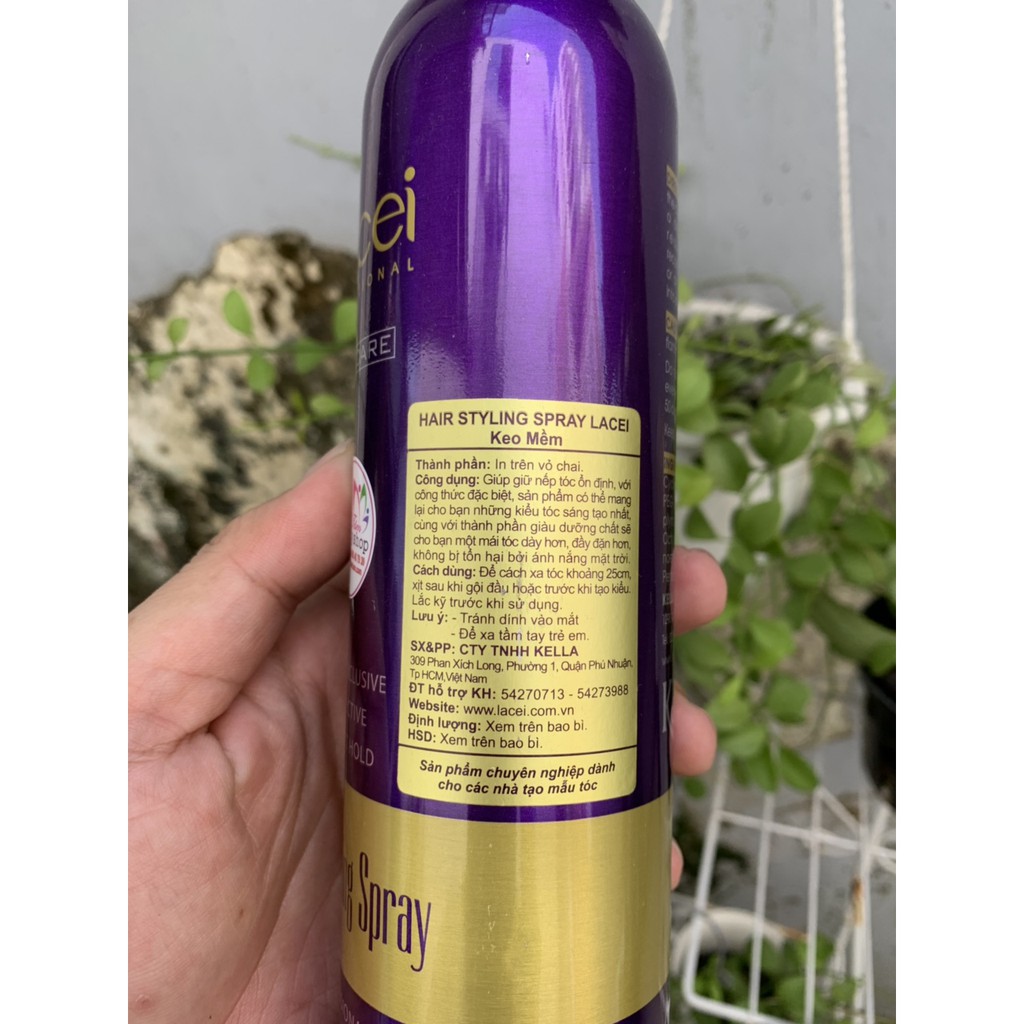 🇻🇳Lacei-VIETNAM🇻🇳Keo Xịt Tóc Lacei Hair Styling Spray 350ml