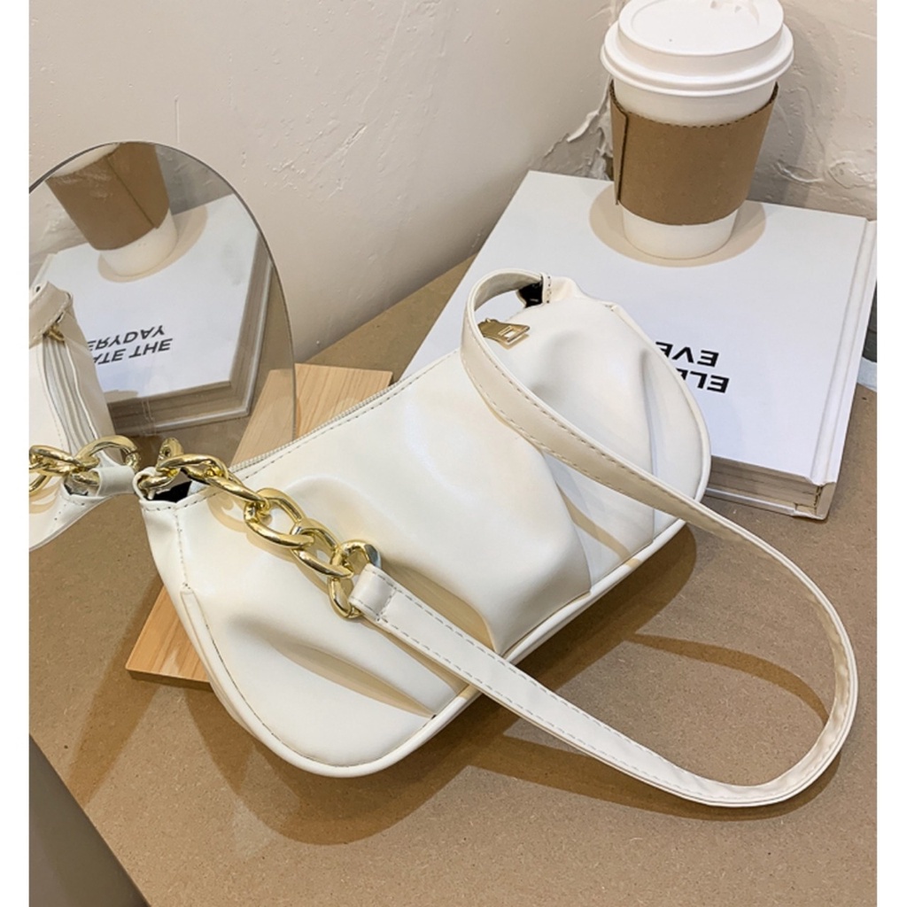 Túi Kẹp Nách Linh Store Túi Xách Nữ Đeo Chéo Đeo Vai Da Pu Mini Phong Cách Thời Trang Hàn Quốc - LS10