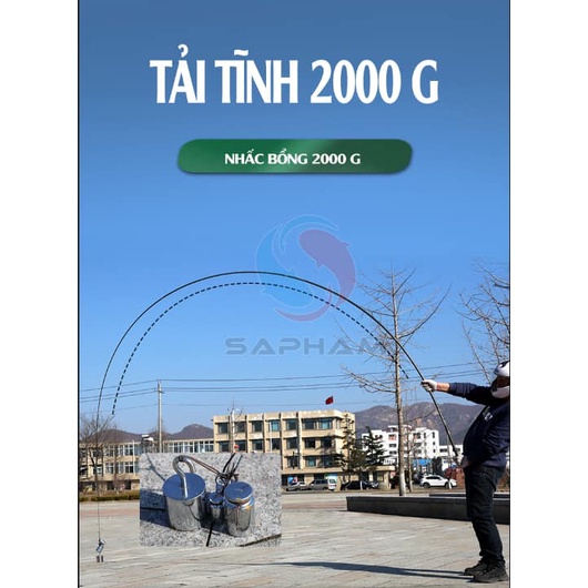 Cần câu tay Câu Đài SaKuRa X3 | Cần câu cá họa tiết Hoa Đào - Cần câu 4h-Cần câu phân bố lực 37
