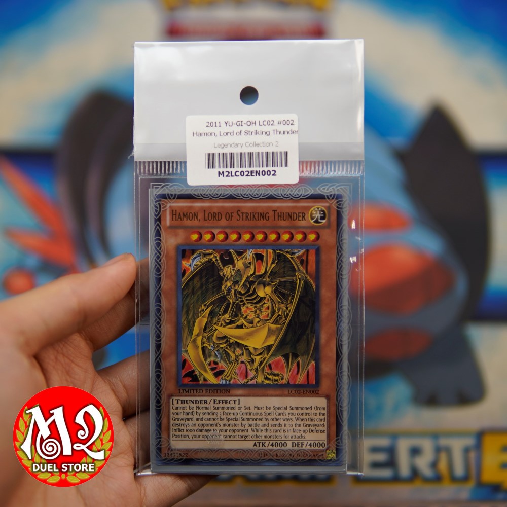 Thẻ bài yugioh Chúa tể Thần của Sấm Sét Hamon Lord of Striking Thunder- Ultra Rare - M2SCCQ-LITE