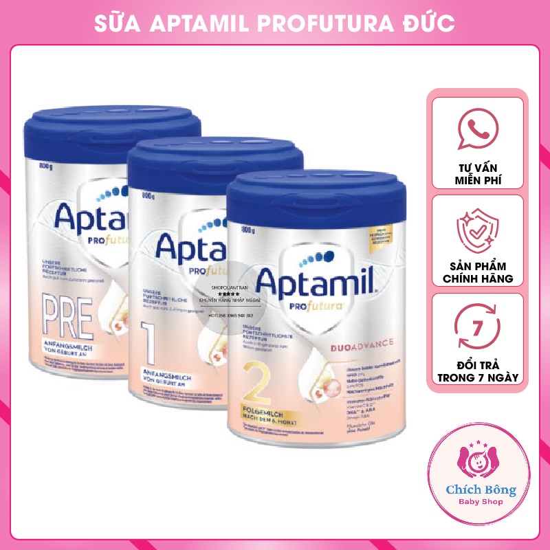 Sữa bột Aptamil bạc Đức tăng chiều cao phát triển trí não Aptamil dinh dưỡng cho bé từ 0 đến 1 tuổi.