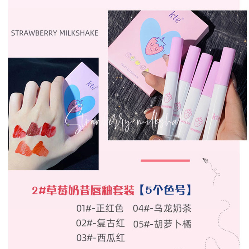 [Hàng mới về] Set Son Môi Với Màu Sắc Thời Trang Phù Hợp Với Nhiều Phong Cách Trang Điểm Khác Nhau | BigBuy360 - bigbuy360.vn